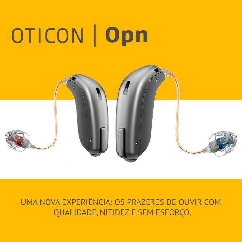Aparelhos auditivos Oticon Opn
